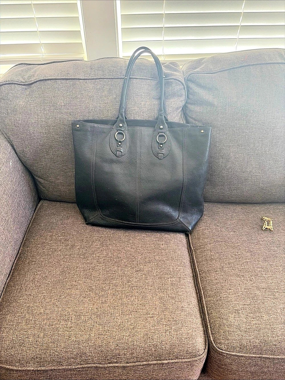 Banana Republic tote, pebble leather shopper